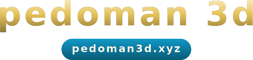 pedoman 3d logo